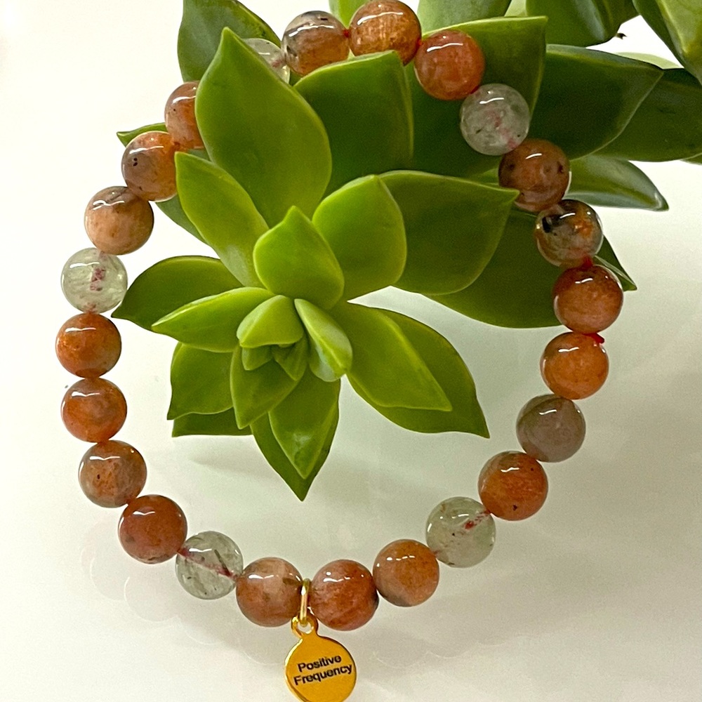 Positive frequency Sunstone Healing Bracelet